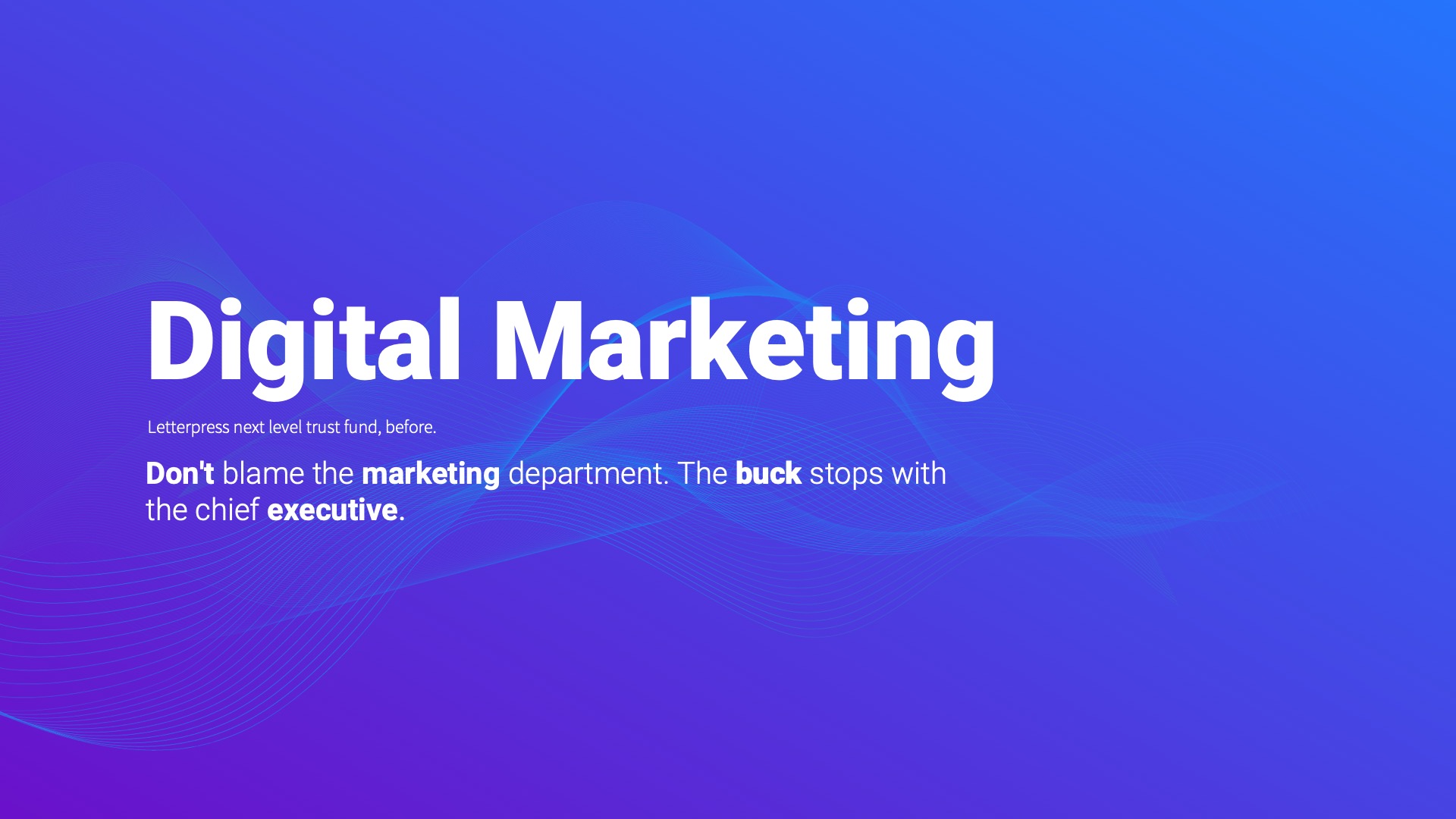 Digital Marketing PowerPoint Presentation, Presentation Templates